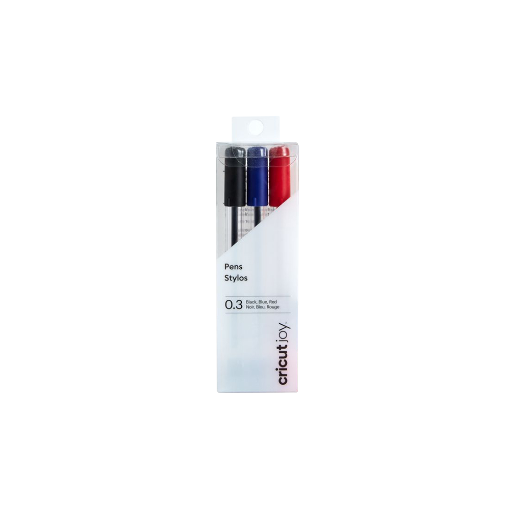 CRICUT JOY™ 不溶性墨水筆 0.3 黑紅藍(2007089)