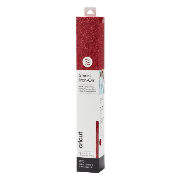 CRICUT Smart Iron-On™ 33cm x 0.9m Glitter Red (2008675)