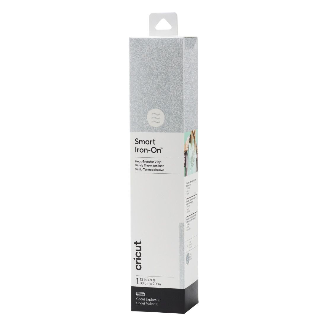 CRICUT Smart Iron-On™ 33cm x 2.7m Glitter Silver (2008677)