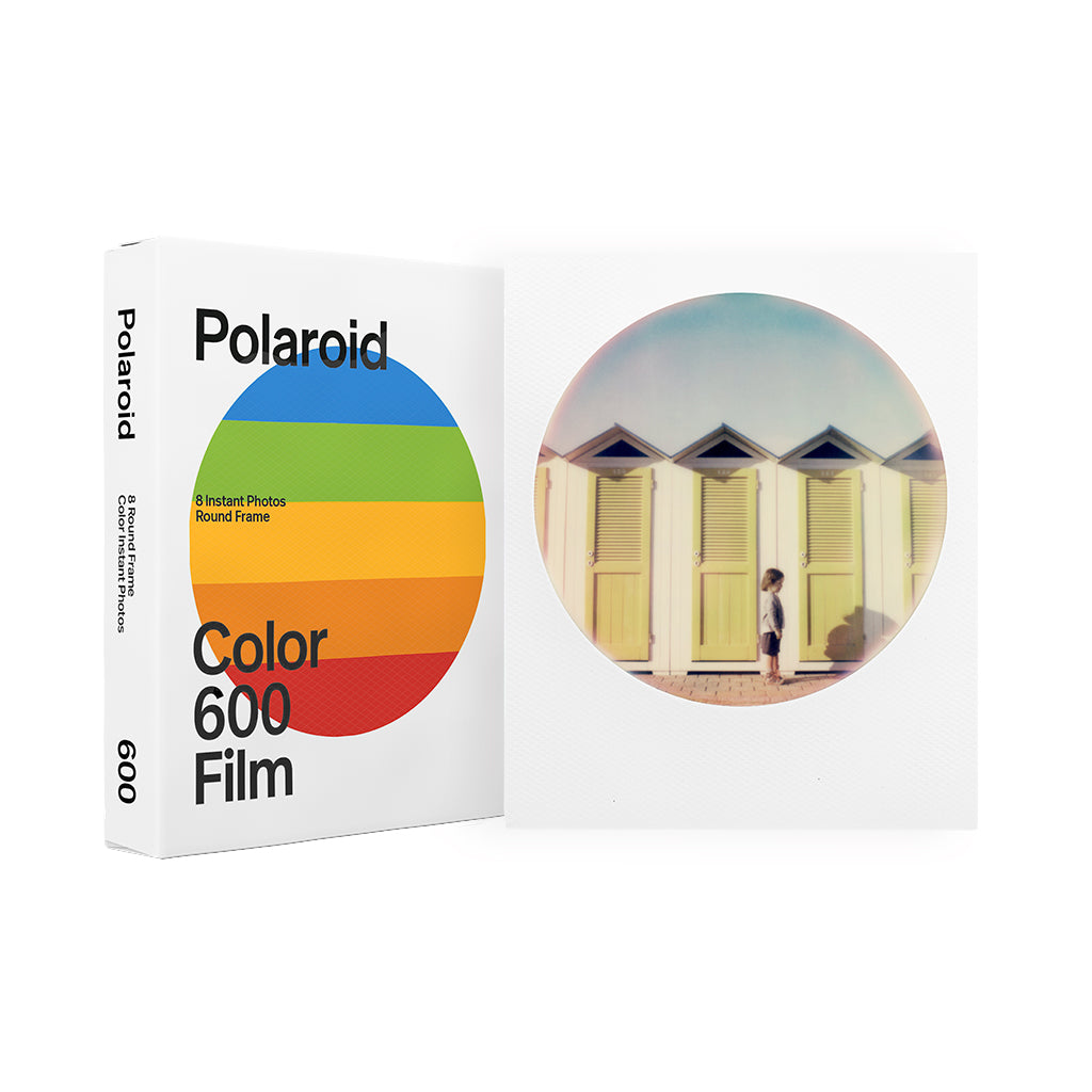 Polaroid Color 600 Film Round White Frames (6021)