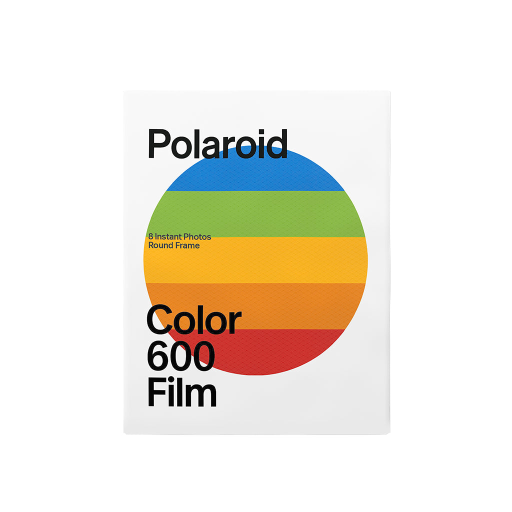 Polaroid Color 600 Film Round White Frames (6021)