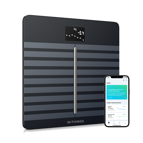 Withings Body Cardio 智能體重及心血管監察磅 (黑色)