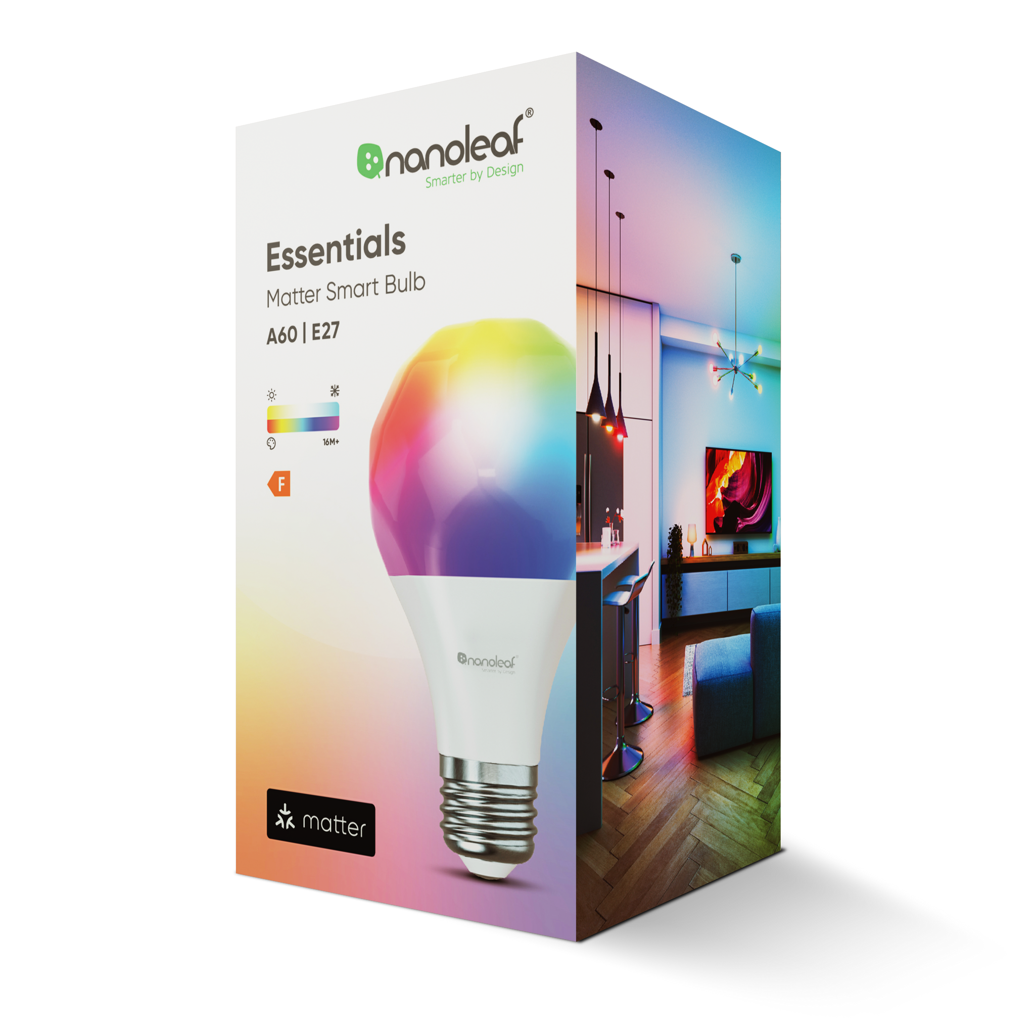Nanoleaf Essentials A60|E27 智能燈泡(Matter 兼容） – Hong