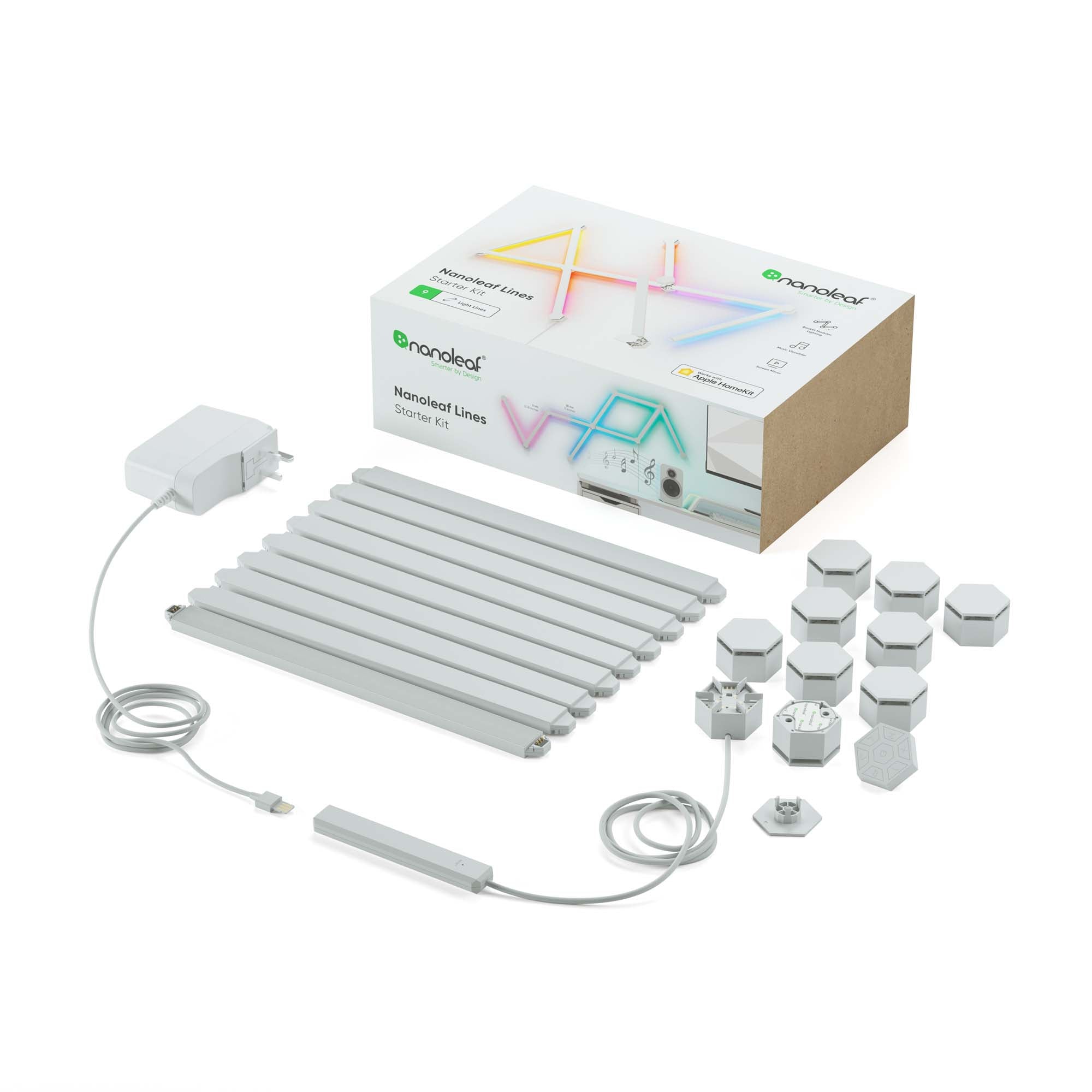 Nanoleaf Lines 60° - Starter Kit (9PK)