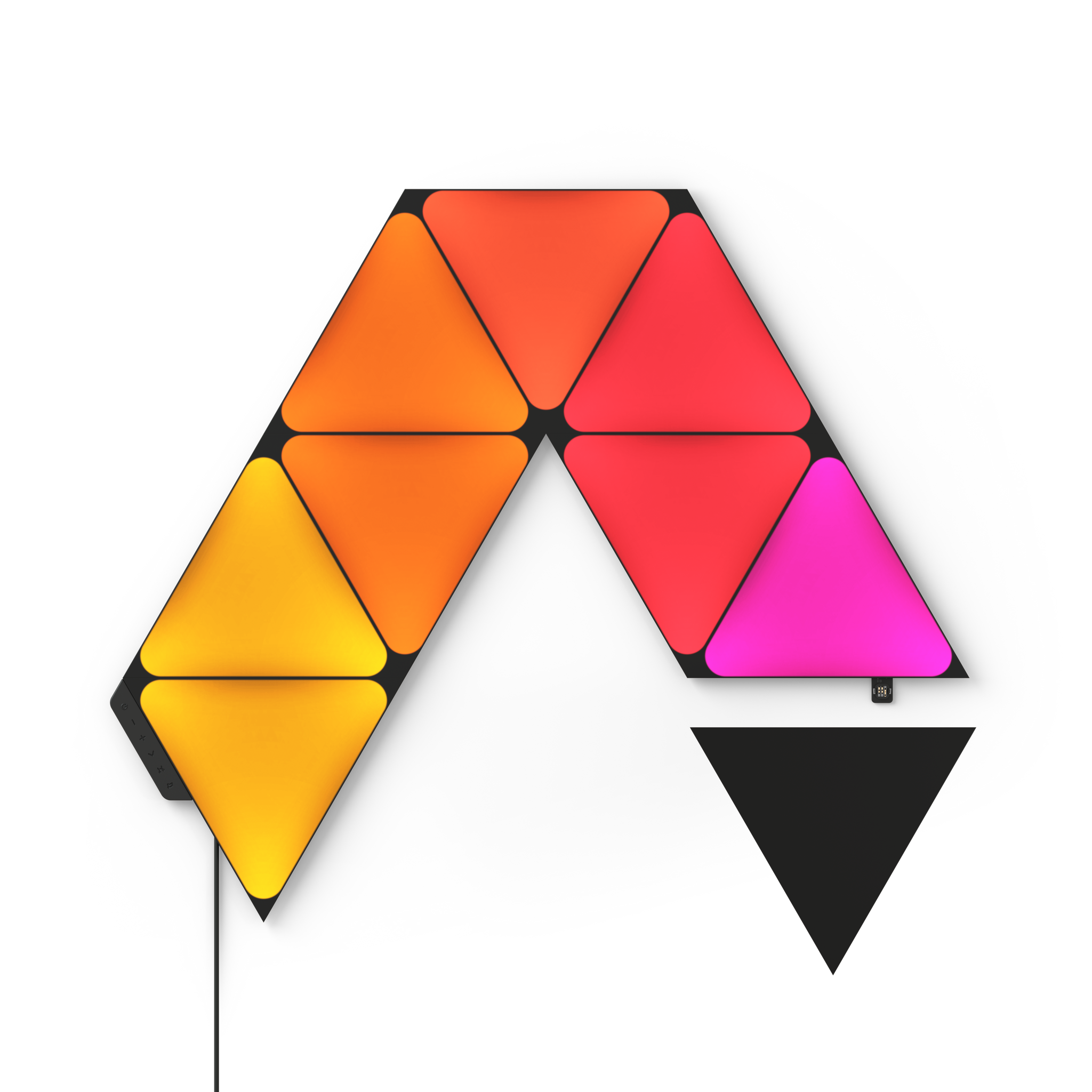 Nanoleaf Limited Edition Ultra Black Triangles 型格黑色限量版三角形智能燈板入門套裝 (9塊)